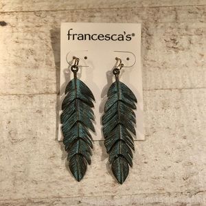 Francesca’s Feather Earrings / festival / boho